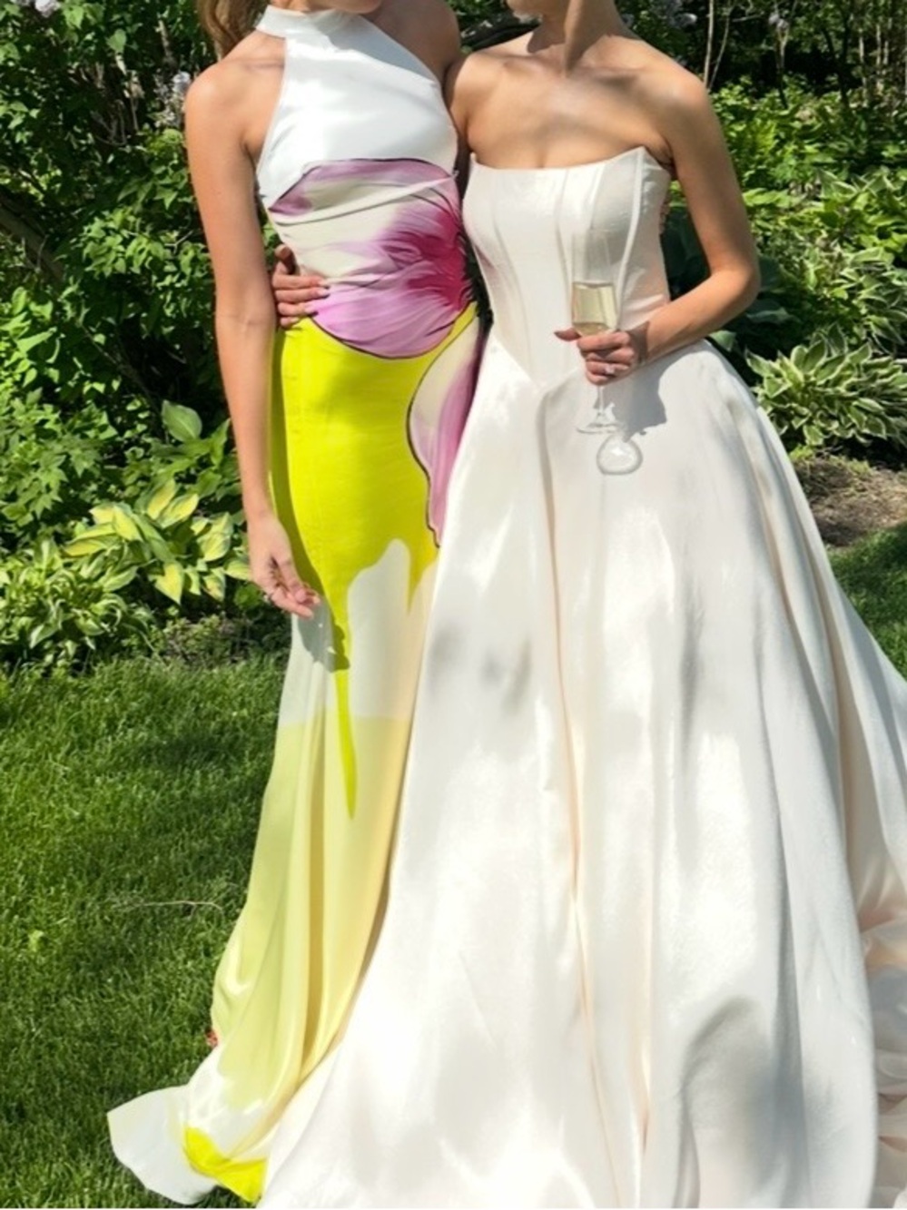 Olivia Floral Halter Gown - Picture 2 of 4